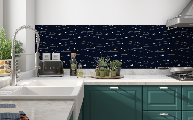 Spritzschutz Küche Sternenhimmel
