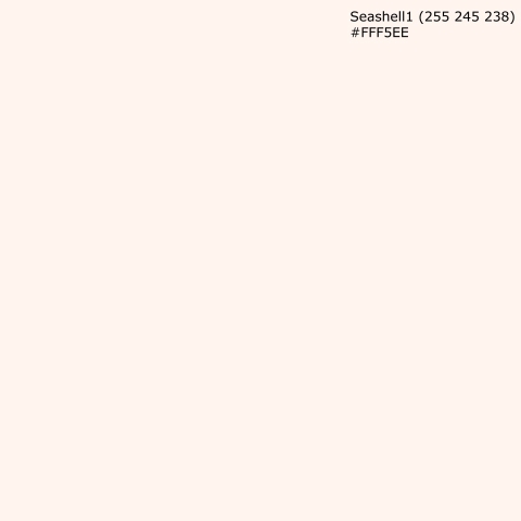 Spritzschutz Küche Seashell1 (255 245 238) #FFF5EE