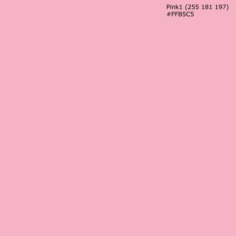 Spritzschutz Küche Pink1 (255 181 197) #FFB5C5