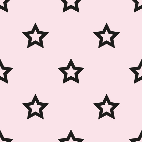 Spritzschutz Küche Black Star Pattern