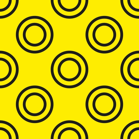 Spritzschutz Küche Knall Gelbe Kreise