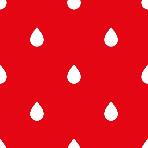 Spritzschutz Küche Rot Weiß Regentropfen