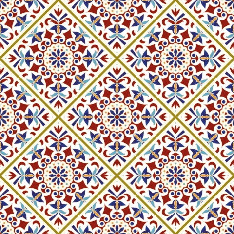 Spritzschutz Küche Marokko Mosaik