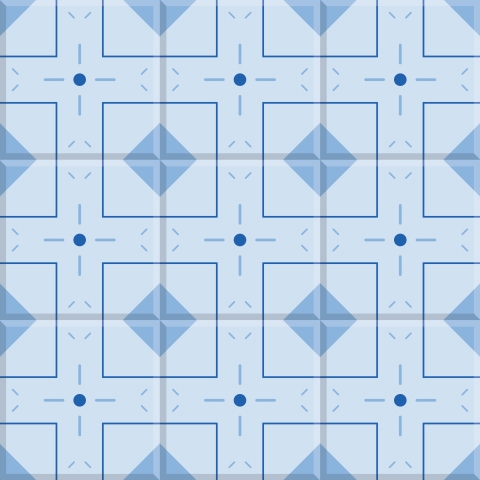 Spritzschutz Küche Blue Tiles