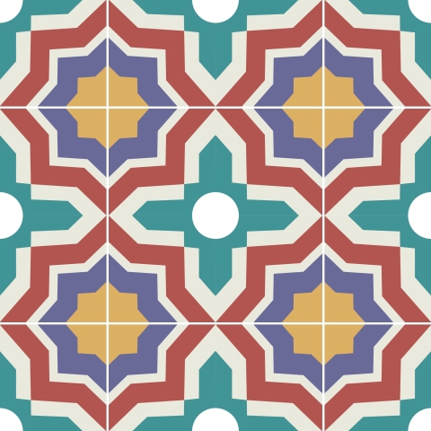 Spritzschutz Küche Moroccan Muster
