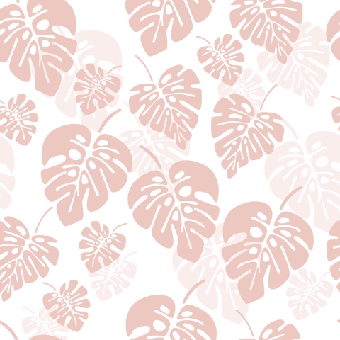 Spritzschutz Küche Rosa Tropisches Muster