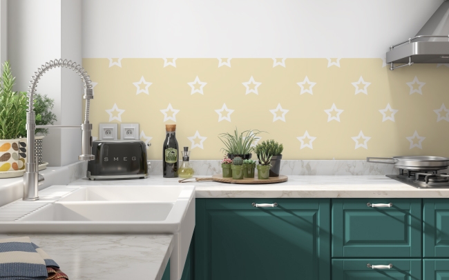 Küchenrückwand Stern Muster