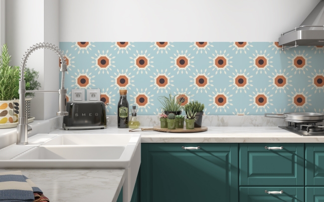 Küchenrückwand Florales Design