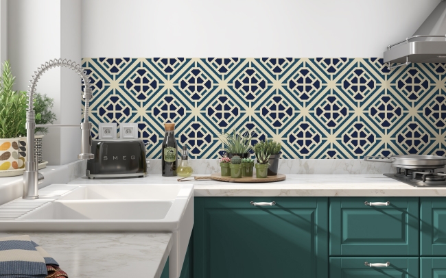 Küchenrückwand Mosaik Ornament