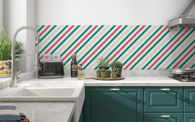 Küchenrückwand Parallele Linien