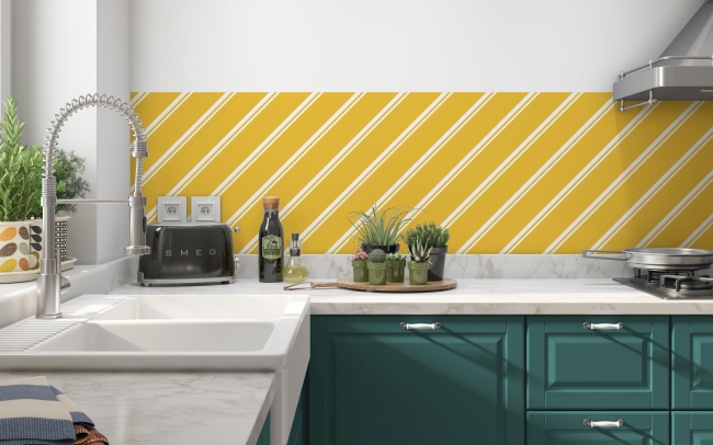 Küchenrückwand Linien Diagonal Muster