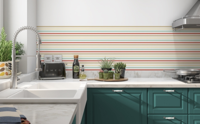 Küchenrückwand Linien Muster