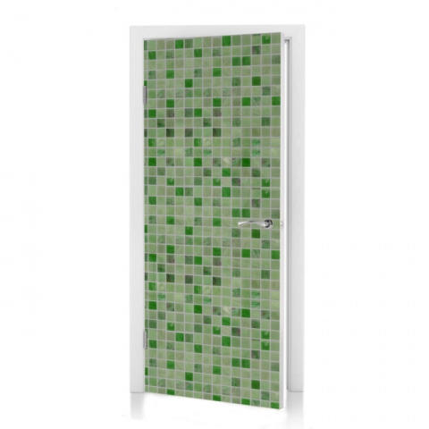 Türfolie Green Mosaic