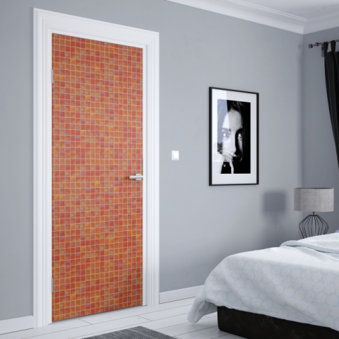 Türfolie Modern Mosaik nach Maß