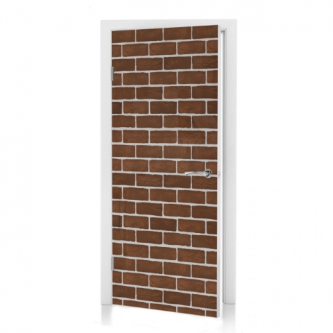 Türposter Ziegelstein Mauer