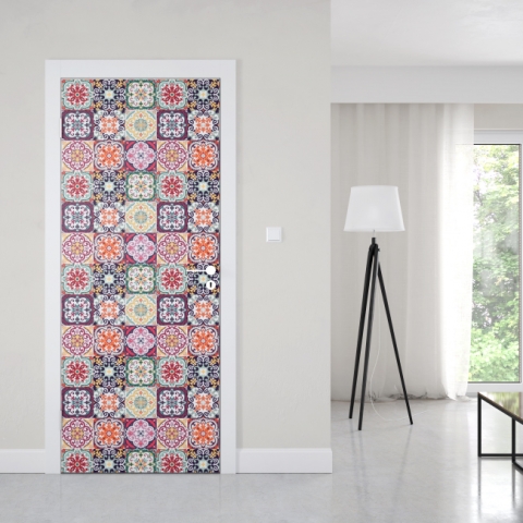 Türposter Boho Patchwork  Maßanfertigung