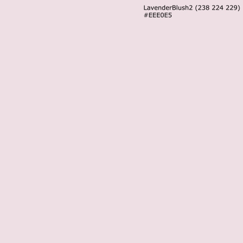 Türposter LavenderBlush2 (238 224 229) #EEE0E5