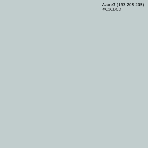Türposter Azure3 (193 205 205) #C1CDCD