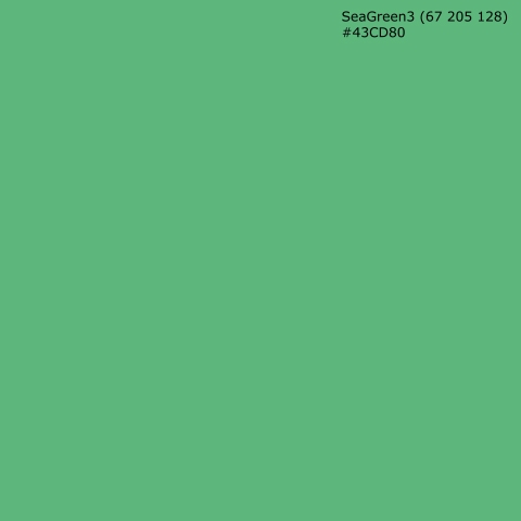 Türposter SeaGreen3 (67 205 128) #43CD80