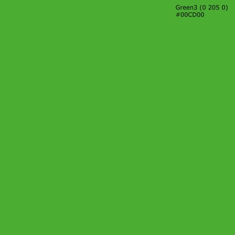 Türposter Green3 (0 205 0) #00CD00