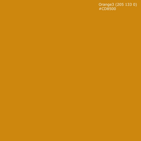 Türposter Orange3 (205 133 0) #CD8500