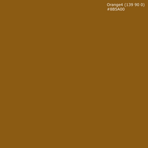 Türposter Orange4 (139 90 0) #8B5A00
