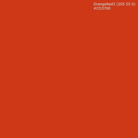 Türposter OrangeRed3 (205 55 0) #CD3700