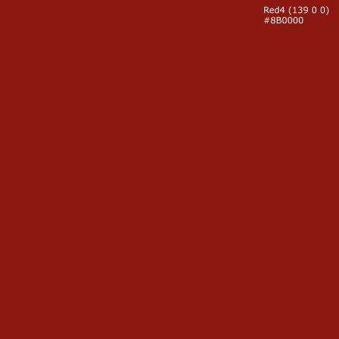 Türposter Red4 (139 0 0) #8B0000