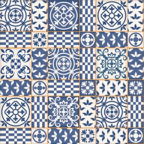 Türposter Swedish Tiles