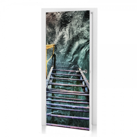 Türposter Treppe zum Meer