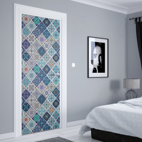 Türposter Oriental Style Patchwork nach Maß