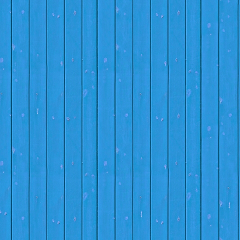 Türposter Blaue Holzbalken