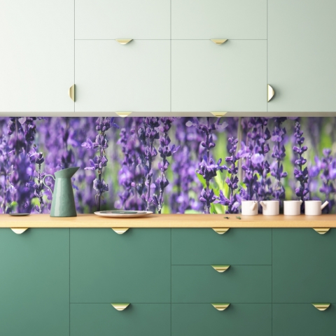 Küchenrückwand Lavendelfeld