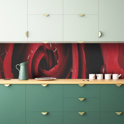 Küchenrückwand Rote Rose