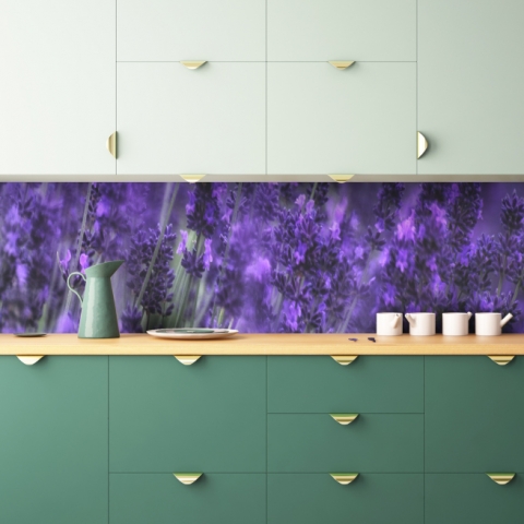 Küchenrückwand Lavendel