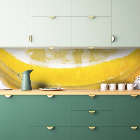 Küchenrückwand Erfrischende Zitrone