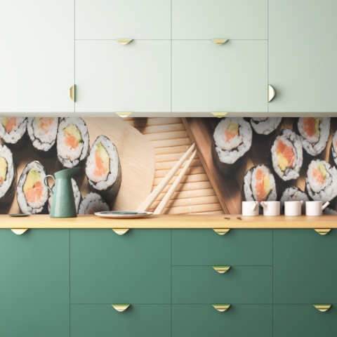 Küchenrückwand Sushi