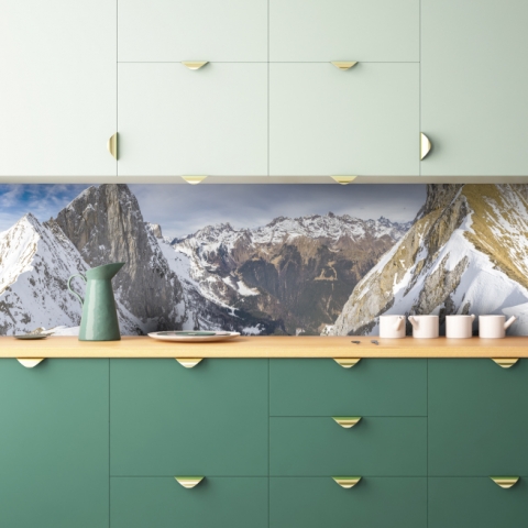Küchenrückwand Gebirge Schweiz