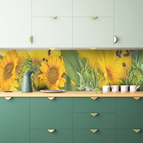 Küchenrückwand Frische Sonnenblumen