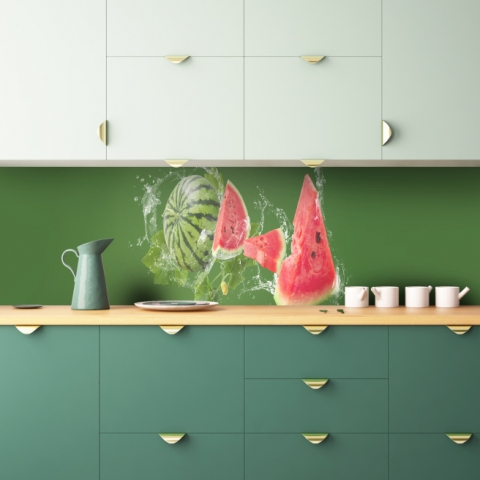 Küchenrückwand Wassermelonen Splash