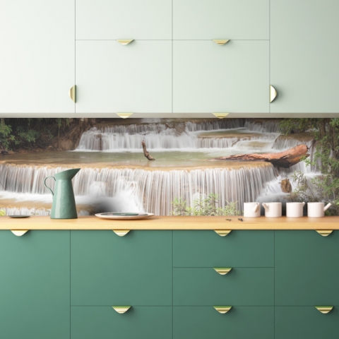 Küchenrückwand Natur Wasserfall