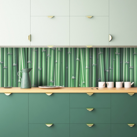 Küchenrückwand Bambus