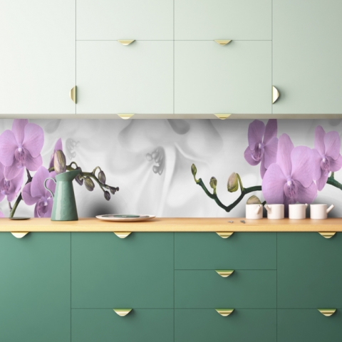 Küchenrückwand Orchideen Design
