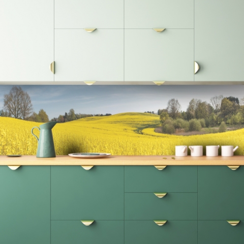 Küchenrückwand Gelbe Landschaft