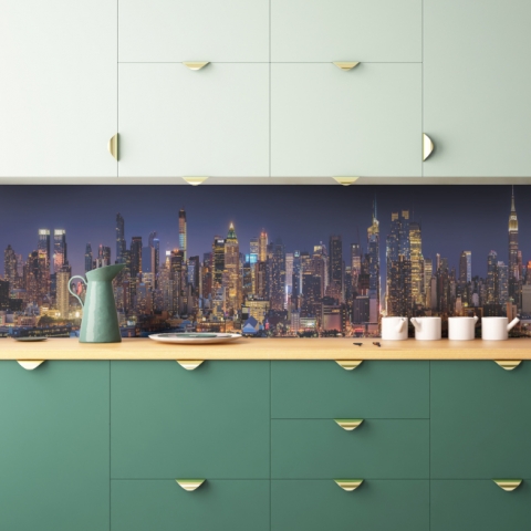 Küchenrückwand Moderne Stadt Lichter