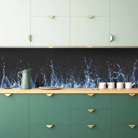Küchenrückwand Wasserspritzer