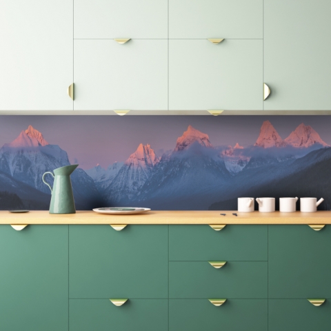 Küchenrückwand Norwegische Berge