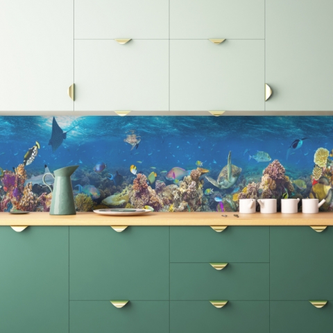 Küchenrückwand Unterwasserwelt