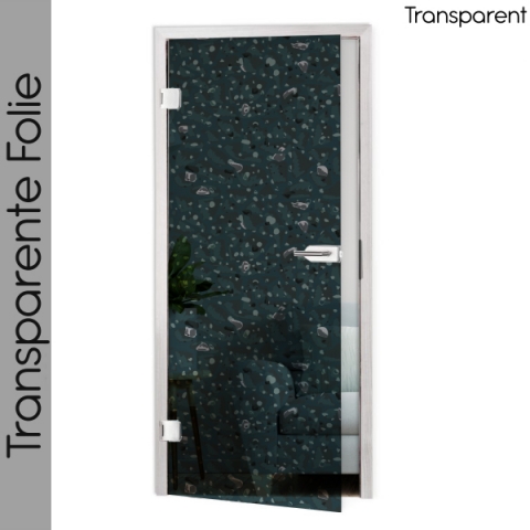 Glastür Folie Stone Terrazzo Design nach Maß