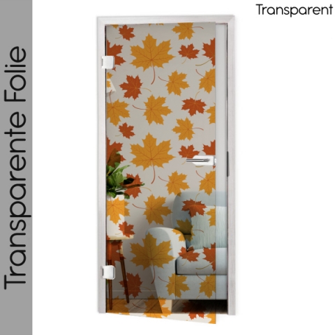 Glastür Folie Autumn Design nach Maß